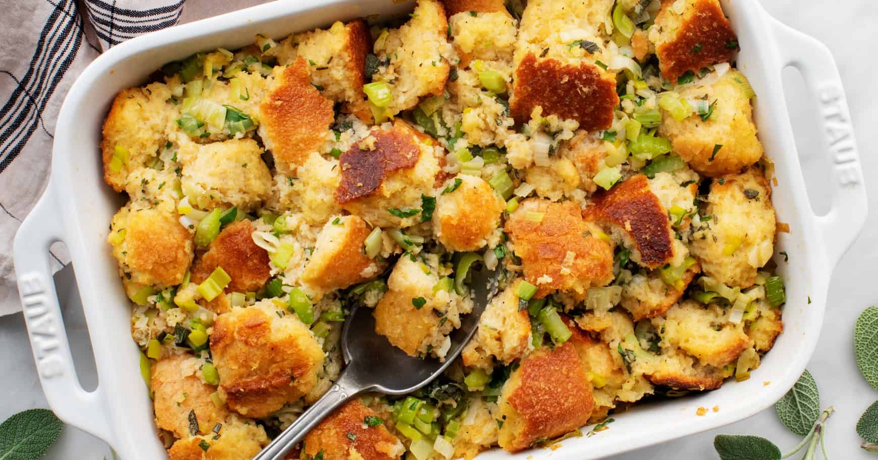 A spread of Thanksgiving side dishes ready for the holiday table — perfect inspiration for using local produce.