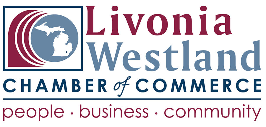 Event logo representing the organizations behind veteran recognition efforts in Livonia.